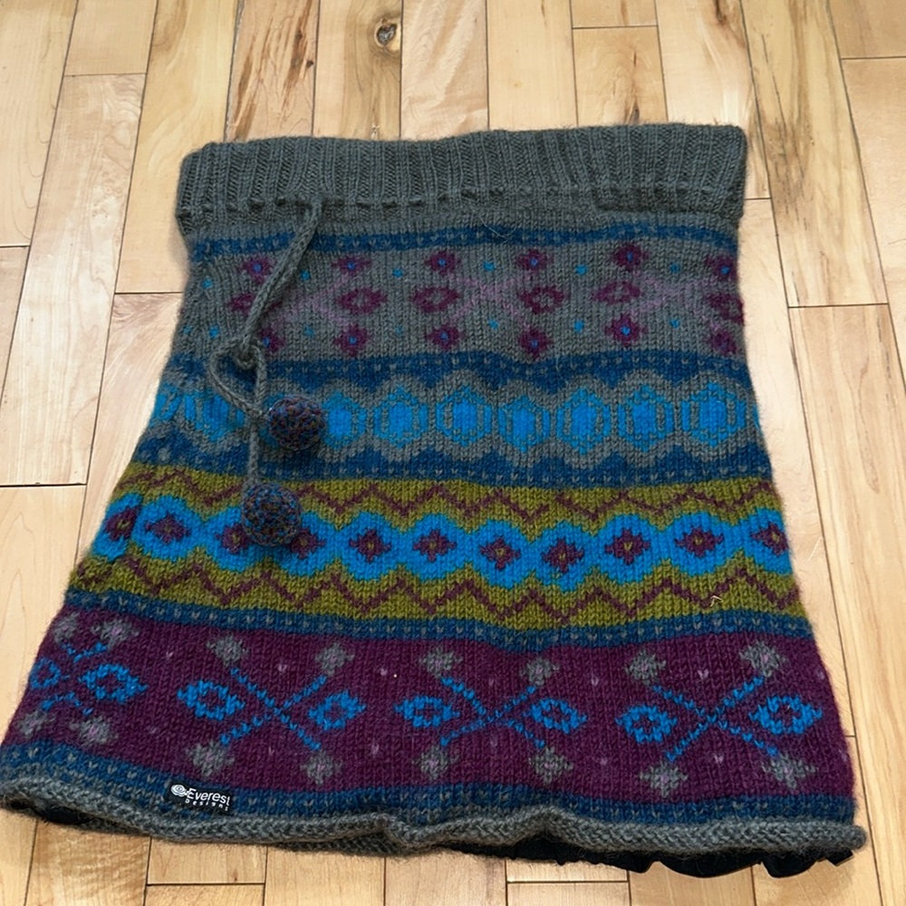 Everest Designs Wool Fair Isle Skirt